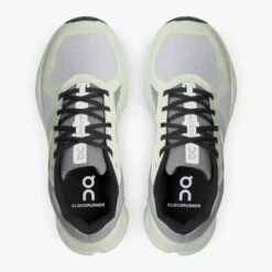 'On Running' Women's Cloudrunner - Frost / Aloe -On Running 46.99019 cloudrunner ss22 frost aloe w g2 1024x1024@2x