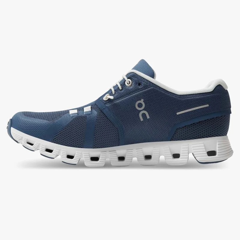 'On Running' Women's Cloud 5 - Denim / White 8 'On Running' Women's Cloud 5 - Denim / White - Image 6