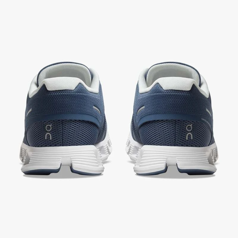 'On Running' Women's Cloud 5 - Denim / White 6 'On Running' Women's Cloud 5 - Denim / White - Image 4