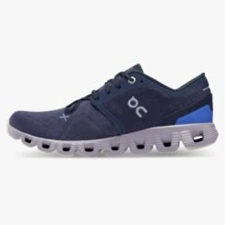 'On Running' Women's Cloud X 3 - Midnight / Heron -On Running 60.98689 cloud x 3 fw22 midnight heron w g4 1024x1024@2x