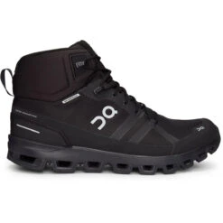 On Running Men's Cloudrock Waterproof -On Running Small PNG FW19 Cloudrock Waterproof All Black M Pack Shot 1