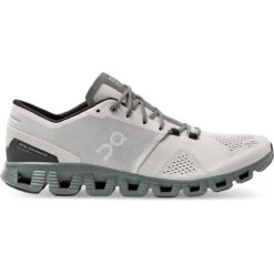 On Running Men's Cloud X -On Running Small PNG SS21 Cloud X Glacier Olive M Pack Shot 1 2