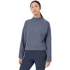 On Running Women's Crew Neck -On Running Small PNG SS21 Crewneck Dark W Pack Shot 1