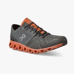 'On Running' Men's Cloud X - Rust / Rock -On Running cloud x 2 fw21 rust rock m g6 1024x1024@2x
