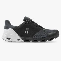 On Running 30 'On Running' Men's Cloudflyer - Black / White (Wide)