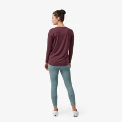 On Running Women's ON-Running Comfort Long-T 223.00162 -On Running comfort long t ss20 mulberry w g3
